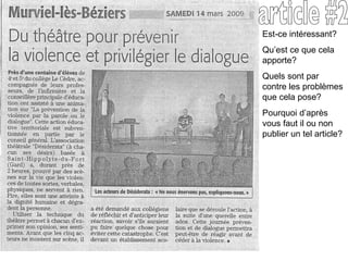 article #2 Est-ce intéressant?  Qu’est ce que cela apporte? Quels sont par contre les problèmes que cela pose? Pourquoi d’après vous faut il ou non publier un tel article? 