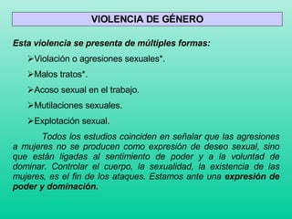 Violencia De GéNero (Marco TeóRico)