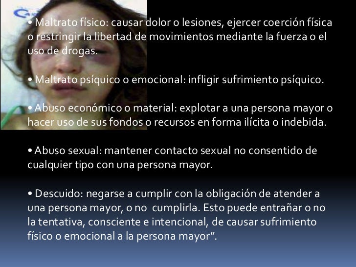 Violencia autoinflingida y causas de la