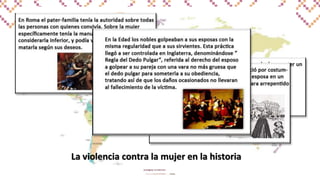 La violencia contra la mujer en la historia
 
