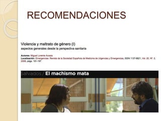 RECOMENDACIONES
 