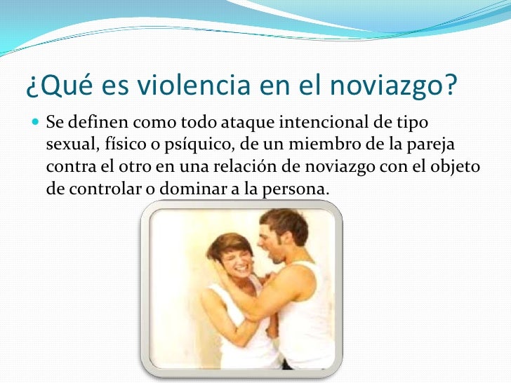 Violencia en el noviazgo
