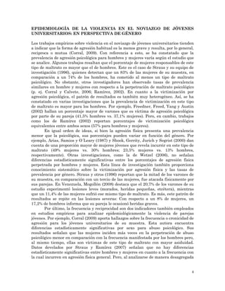 Violencia en el noviazgo de estudiantes universitarios venezolanos ...