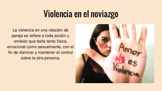 Violencia en el noviazgo