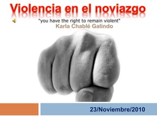 Violencia en la pareja | PPT