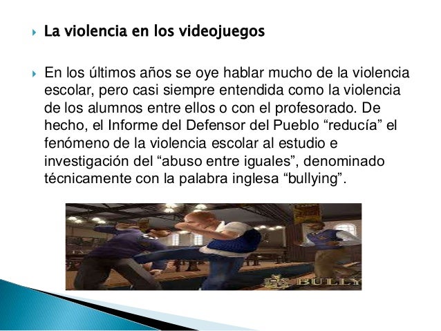 Violencia en los videojuegos