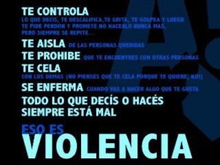 Violencia f