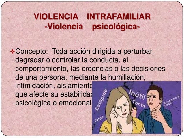 Violencia intrafamiliar