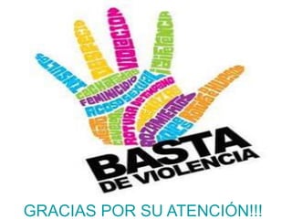 GRACIAS POR SU ATENCIÓN!!!
 