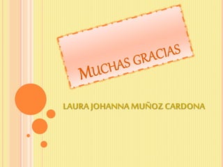 LAURA JOHANNA MUÑOZ CARDONA
 