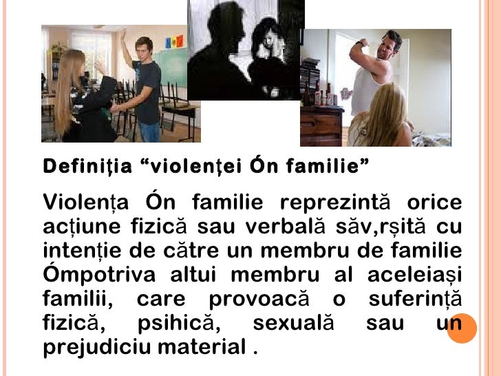 Violenţa în familie cauze