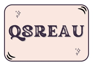 QSREAU
QSREAU
QSREAU
 