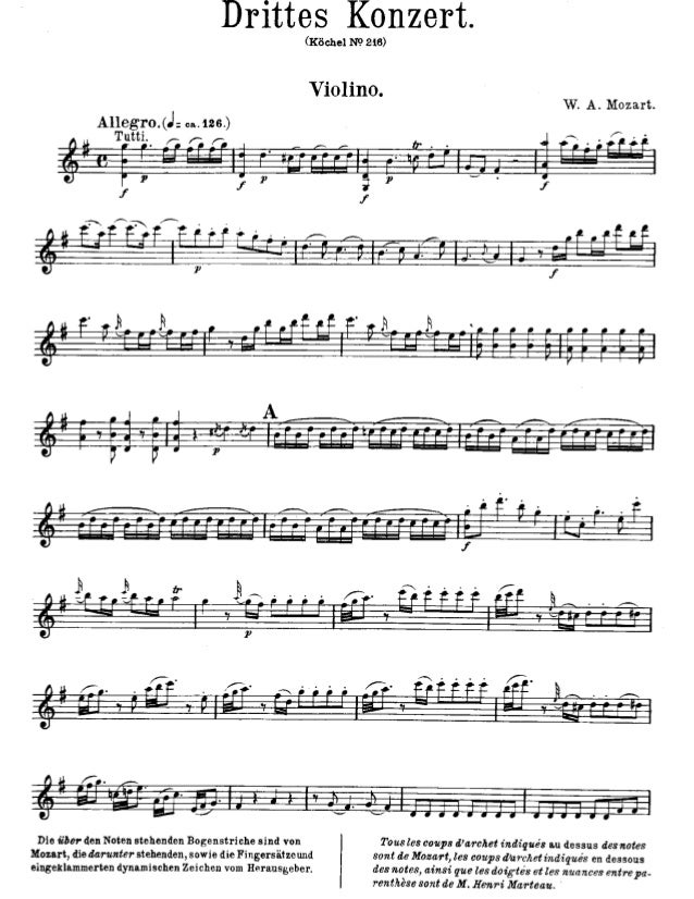 Violin concerto mozart