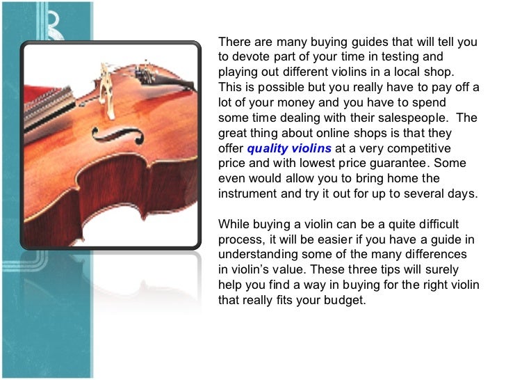 Violin Cost Tips on Investing in a Violin