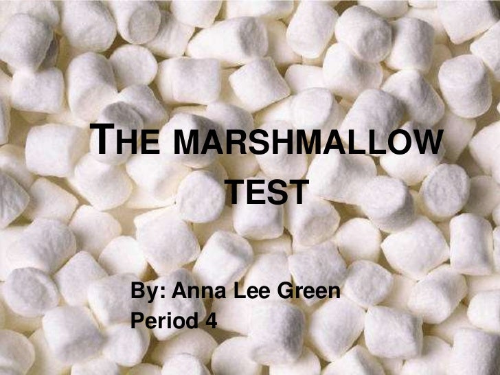 Marshmallow Test