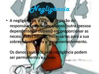 Violência Sexual       • Actos ou tentativas de relação sexual sob coação ou fisicamente forçada.       • Diversos actos sexualmente violentos podem ocorrer em diferentes circunstancias e cenários. Como por exemplo:   - Estrupo cometido por estranhos;   - Abuso sexual de crianças;   - Aborto forçado…