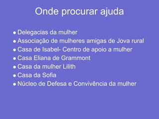Violência contra a Mulher