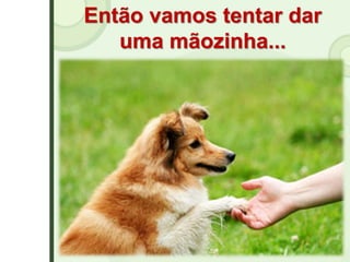 Então vamos tentar dar
uma mãozinha...
 