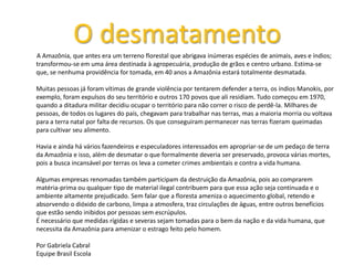 Violência contra a Natureza