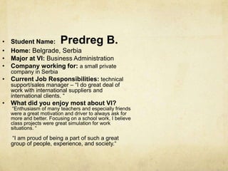 Student Name: Predreg B.