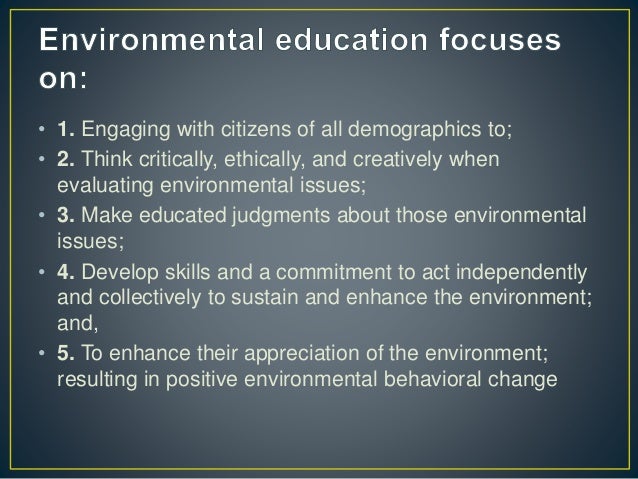 environmental education 2 essay Abstractthis critical essay/review of the radicalization of pedagogy: anarchism, geography, and the spirit of revolt, edited by simon springer, marcelo lopes de souza, and richard j white, is a geneaologically oriented “conversation” of the discourse of critical environmental education, in particular critical pedagogy and ecopedagogy. environmental education 2 essay Abstractthis critical essay/review of the radicalization of pedagogy: anarchism, geography, and the spirit of revolt, edited by simon springer, marcelo lopes de souza, and richard j white, is a geneaologically oriented “conversation” of the discourse of critical environmental education, in particular critical pedagogy and ecopedagogy.