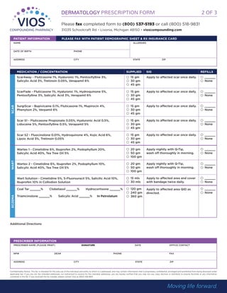 Vios compounding-dermatology-form | PDF