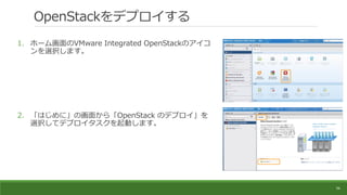 VMware Integrated OpenStack with NSX-V POCガイド （第3版） | PDF