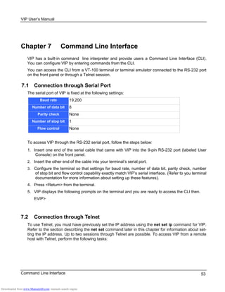 Vip Command Aba Vip000 | PDF