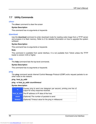Vip Command Aba Vip000 | PDF