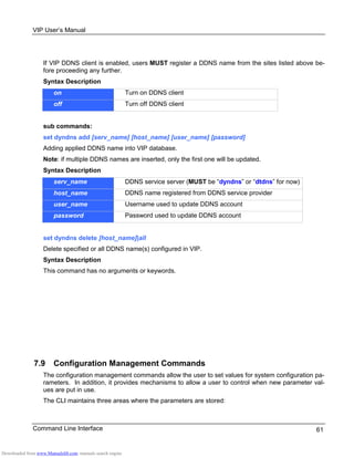 Vip Command Aba Vip000 | PDF