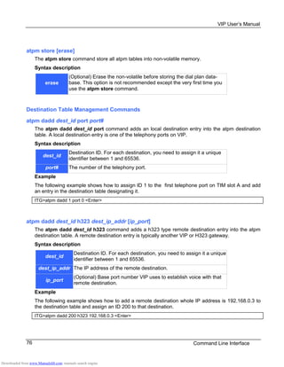 Vip Command Aba Vip000 | PDF