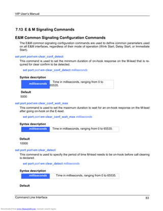 Vip Command Aba Vip000 | PDF