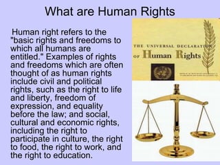 Key Human Rights Examples Vipan kumar right to water is a human right | PPT