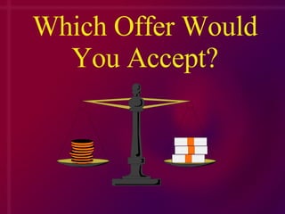 Which Offer Would You Accept? 
