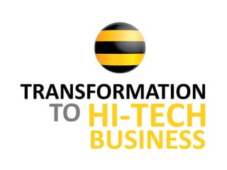 TRANSFORMATION
TO DIGITAL
BUSINESS
 