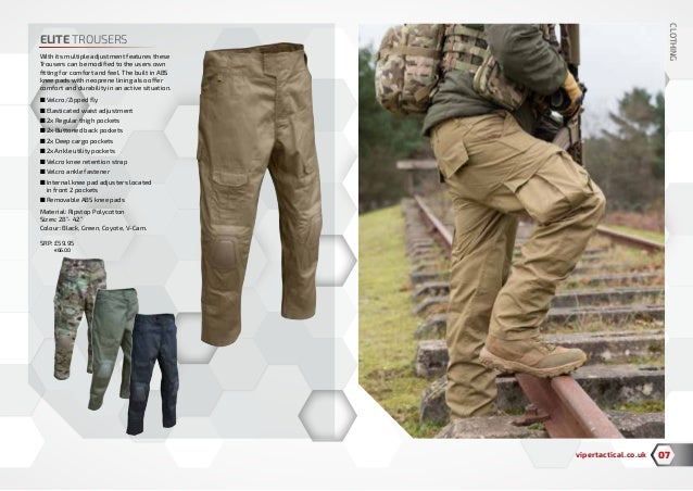 Viper Tactical Elite Mens Trousers V-Cam