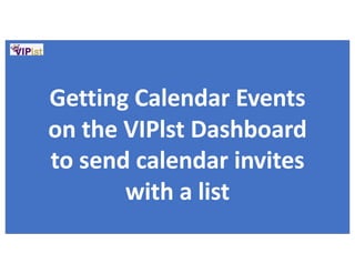 Sending 500 Calendar Invites pdf
