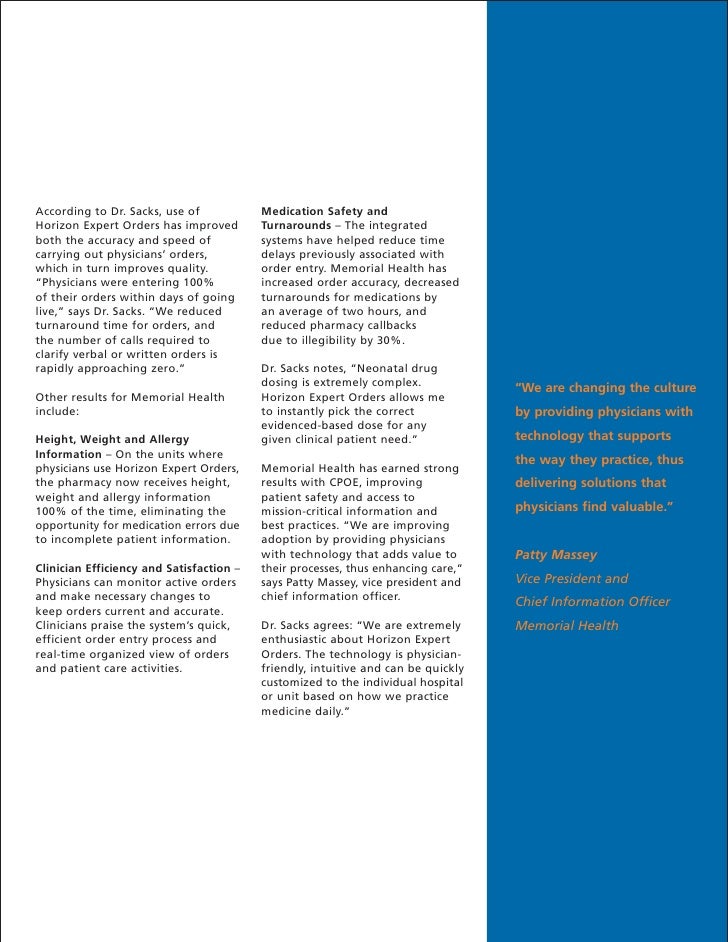 memorial health system cpoe implementation failures A+ grade solution hcs 483 week 4 it project implementation failures resource: case study--memorial health system cpoe implementation. memorial health system cpoe implementation failures A+ grade solution hcs 483 week 4 it project implementation failures resource: case study--memorial health system cpoe implementation.