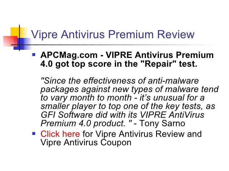 Vipre antivirus discount coupon
