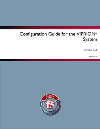 Viprion configuration guide v10
