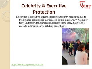 Vip Projection Security VIP Security Service - ICORP Security.pptx