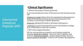 VIP,Substance P,Neurotensin.pptxisidiidididiidod;s | PPTX