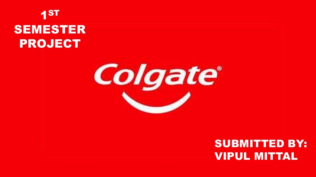 Presentation on Colgate Toothpaste