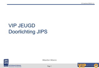 VIP JEUGD Doorlichting JIPS Maarten Moens 