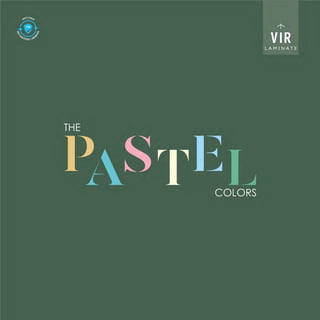 The Pastel color series presented by Vir Laminate