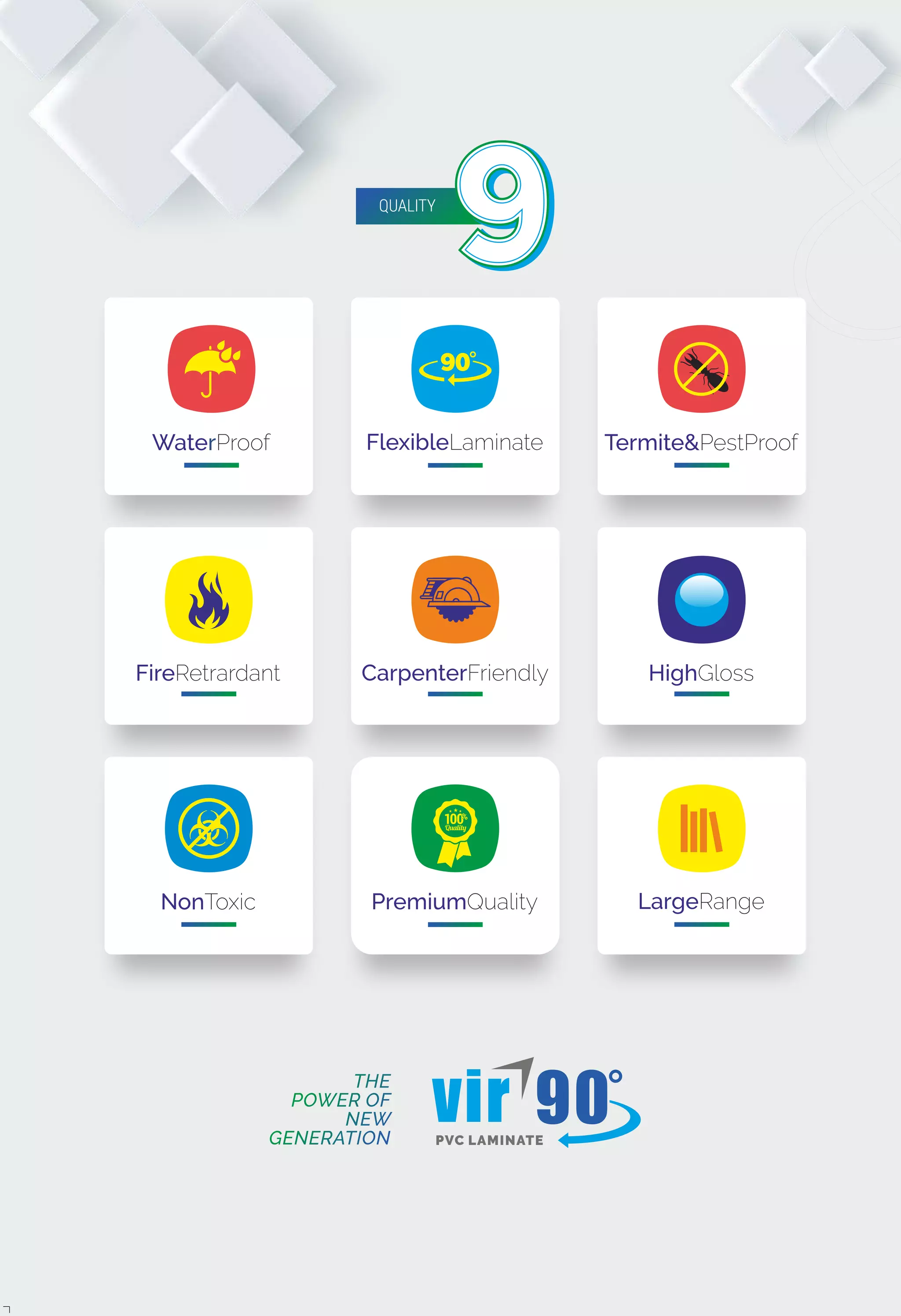The 90° PVC Flexible Laminates Presented by VIR Laminate