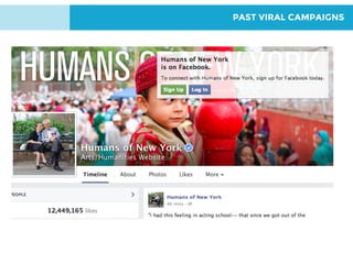 VIRAL CAMPAIGN ANALYSIS
PAST VIRAL CAMPAIGNS
 
