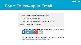 Four: Follow-up in Email  