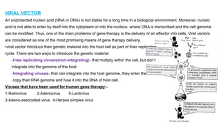 Comprehensive Overview of Viral and Non-Viral Gene Therapy Vectors and ...