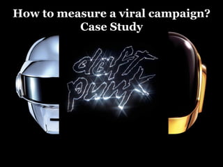 How to measure a viral campaign?
Case Study
 